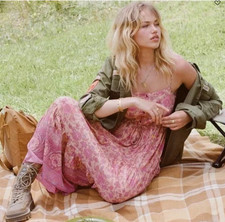 Spell & The Gypsy Dress Folk Song Sundress Blossom Midi Size AU 6 / XXS / US 2