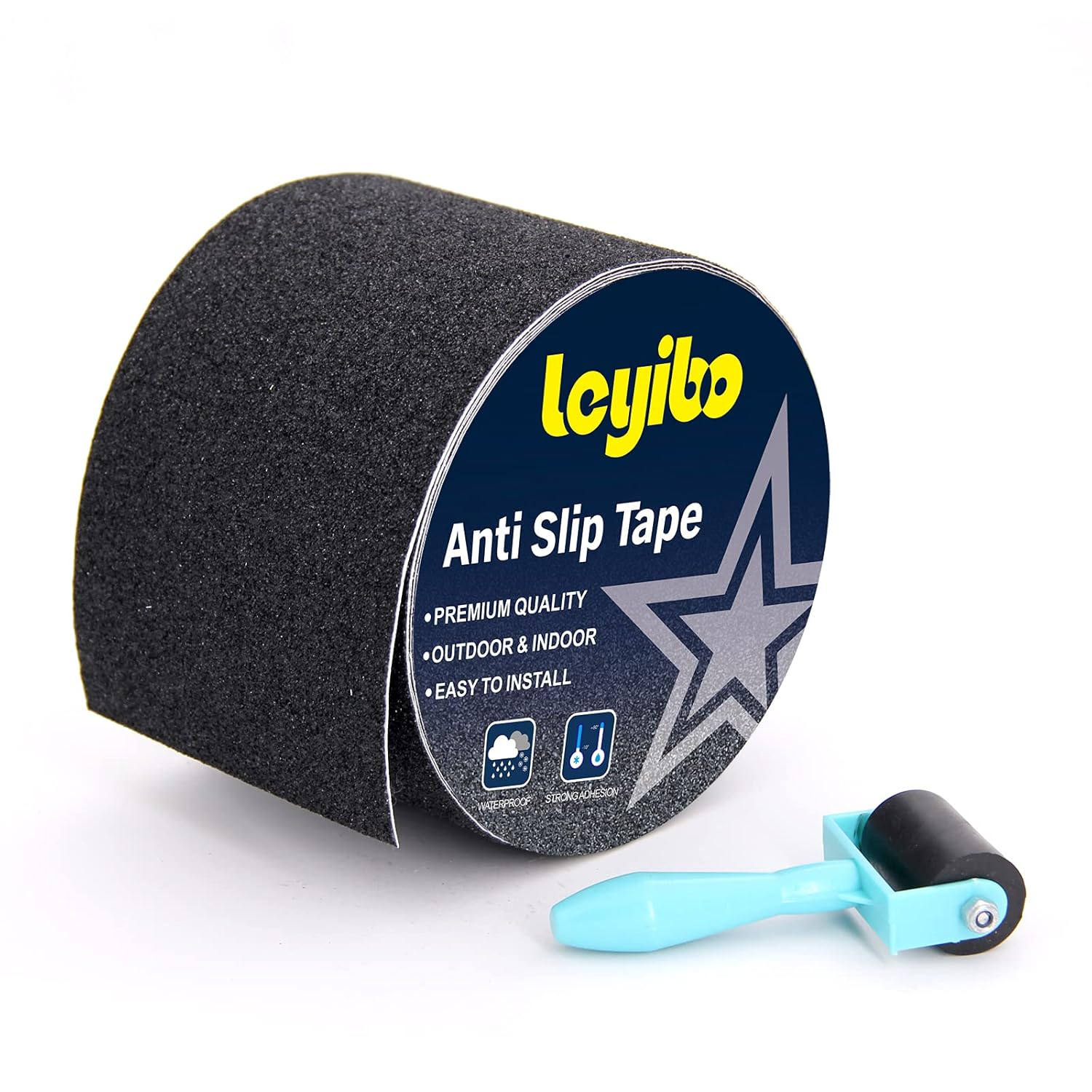 Anti Slip Tape 4x35 FT with Roller for Stairs Indoor Outdoor Grip