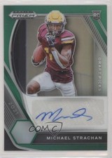 2021 Panini Prizm Draft Picks Green Mike Strachan Michael #DPA-MST Auto 0bt4