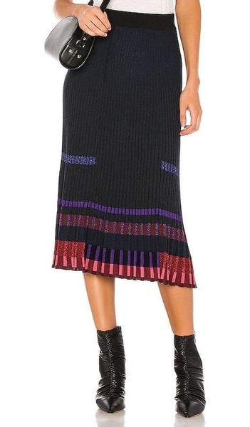Women Kenzo Skirt Multicolor Cotton M