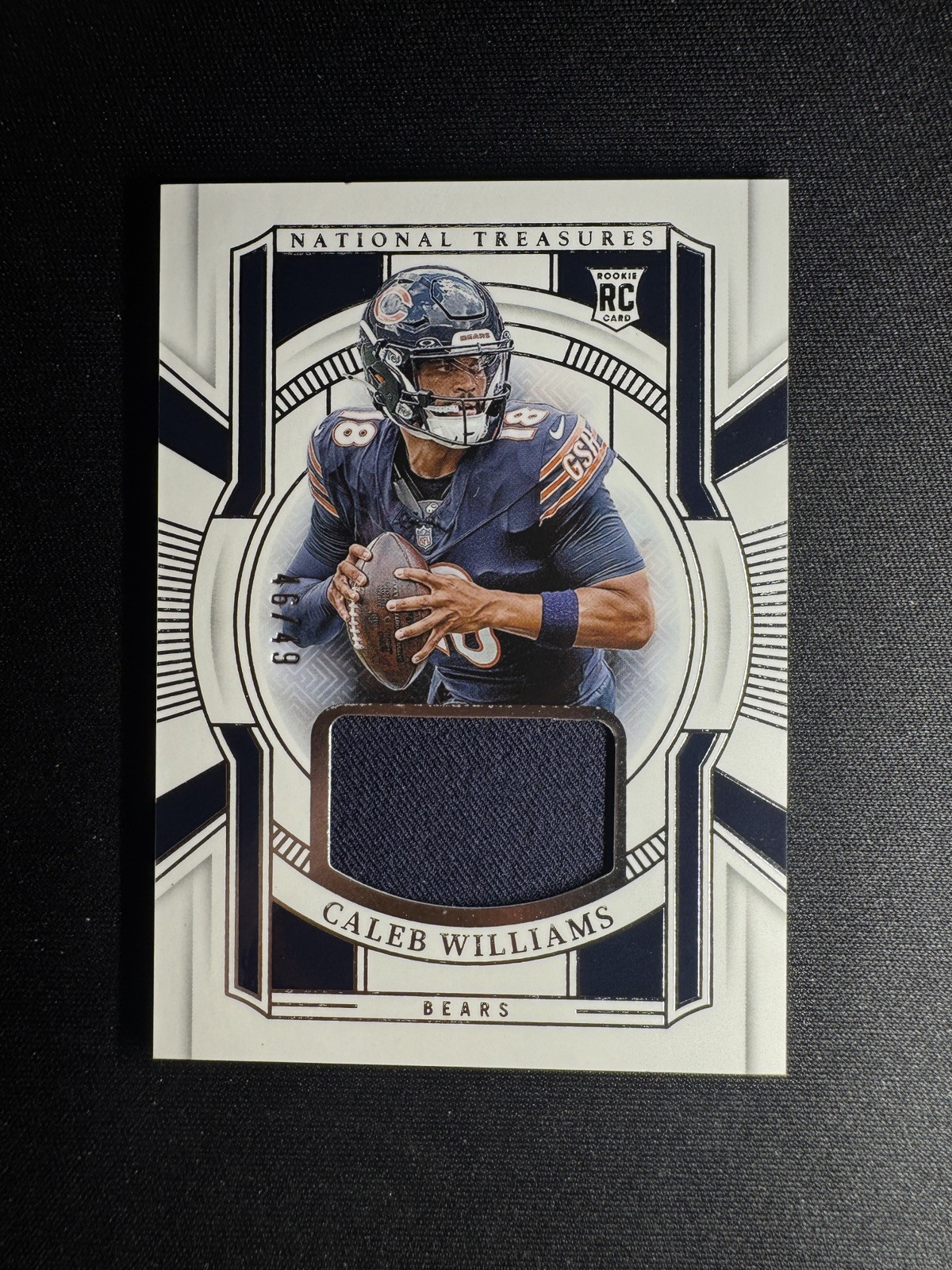 2024 National Treasures CALEB WILLIAMS RC Franchise Treasures PATCH /49 #FT-CWS
