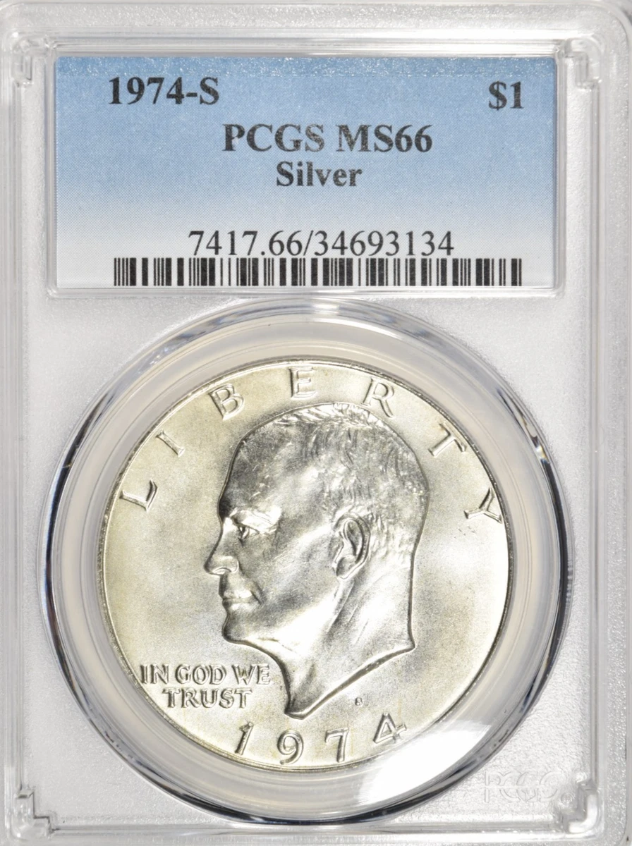 MS 66 Graded 1974 Eisenhower Dollars (1971-1978) for sale | eBay