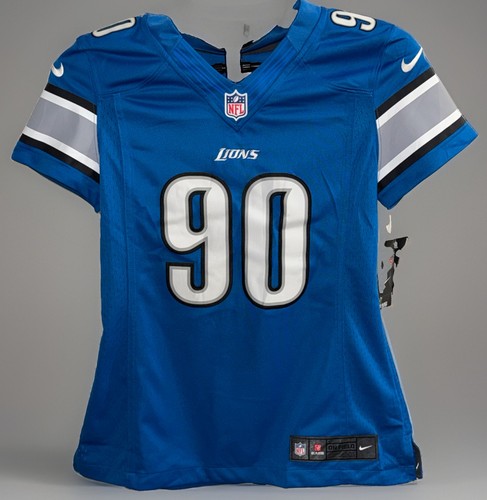 2012 Nike Ndamukong Suh #90 Detroit Lions Women’s Limited Jersey Blue SZ Sm NWT - Afbeelding 3 van 9