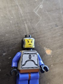 😱 LEGO Star Wars Minifigure Jango Fett w/ Balaclava Head From Set 7153 Mini Fig