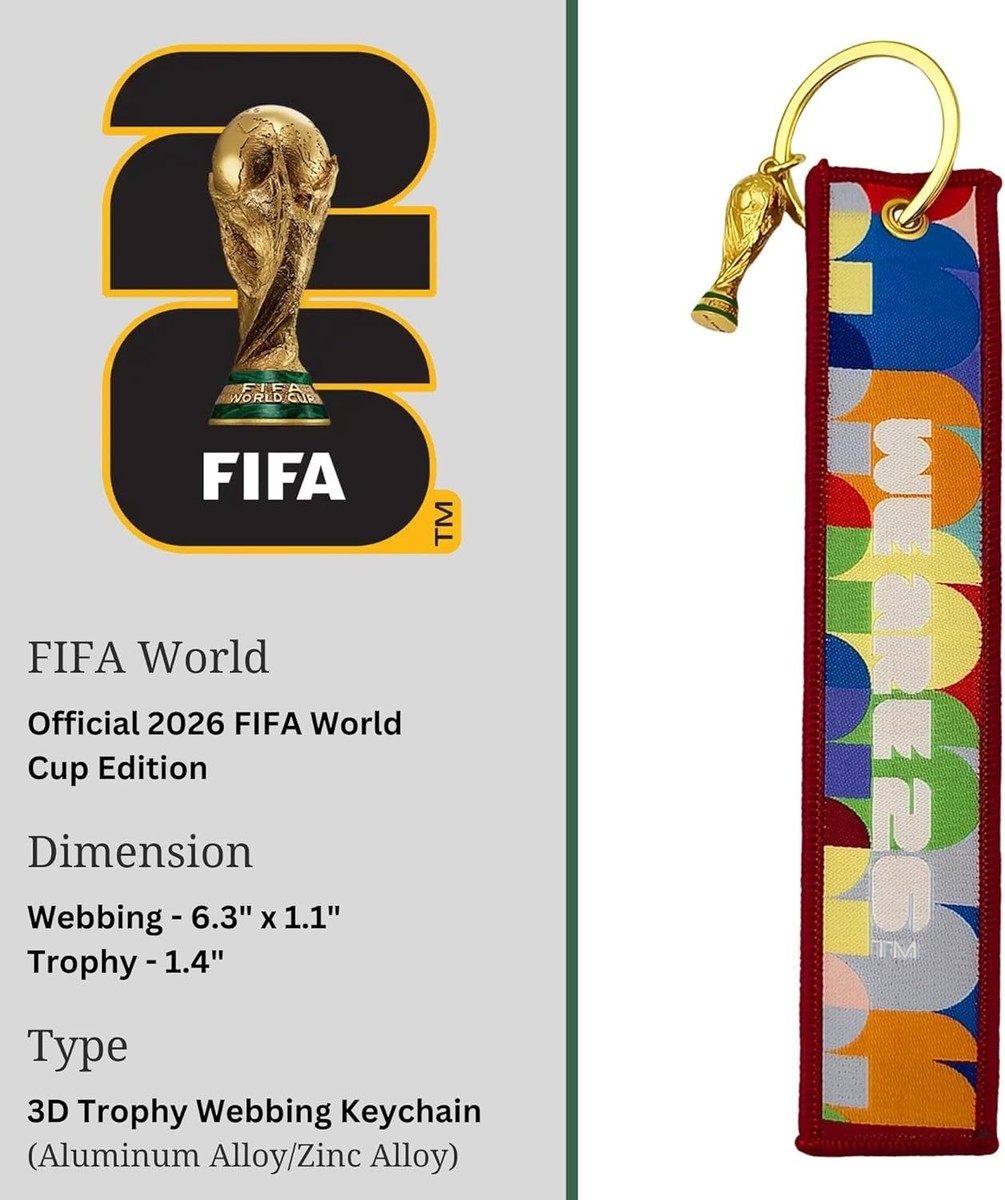 Official FIFA World Cup 2026 Edition - 6.3 inch Embroidered