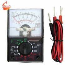 Analog Multimeter Ohm Volt DC Current AC/DC Voltage Tester Meter with Test Probe
