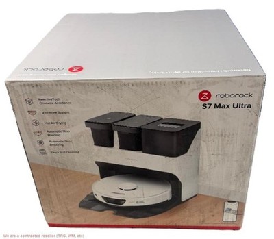 Roborock S7 Max Ultra Robot Vacuum White SEE DETAILS