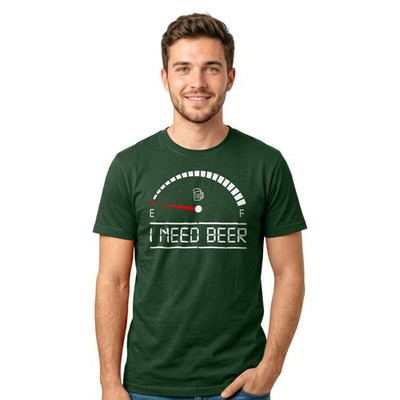 Lustiges T-Shirt I Need Beer | Sarkastisch Trinken Tankanzeige Bierliebhaber Wein Tee