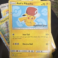 Ash's Pikachu SM113 Sm Regular on eBay