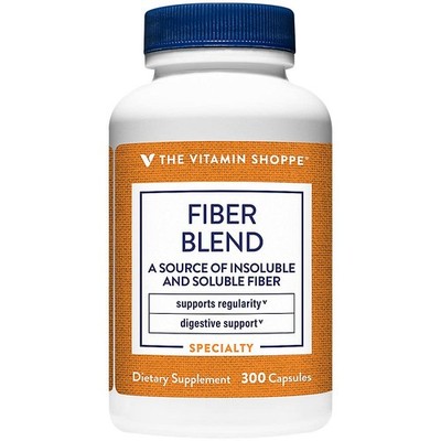 The Vitamin Shoppe Fiber Blend, A Natural Source of Insoluble and Soluble Fiber,