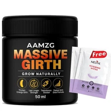 Male Natural Enlarger Cream, Big & Thick Growth Faster Enhancement Gel + Wipes