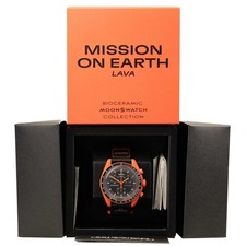 Omega x Swatch Moonswatch Mission on Earth Lava NEU & OVP + Echtheitszertifikat