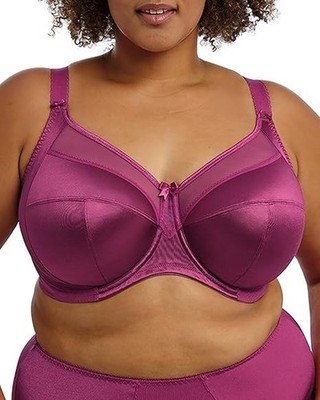 Goddess Women's Mudberry Plus-size Keira Banded Underwire Bra In 36H NWT