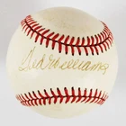 Ted Williams Signed Baseball Red Sox - COA JSA