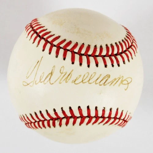 New ListingTed Williams Signed Baseball Red Sox - COA JSA