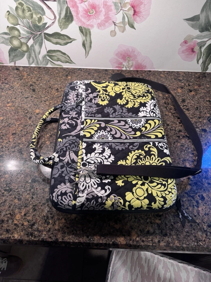 Bolso de Mano Vera Bradley Barroco Computadora Lap Top con Correa para el Hombro Foto 3 de 4