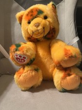 Build A Bear 2023 Vault Collection Orange Halloween Pumpkin Kitty Stuffed Animal