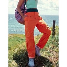 FP Movement Free People Mesmerize Me Cargo Pants Orange Womens L Baggy Jogger