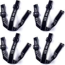4 Pack Headlamp Strap Replacement Headband Head Lamp Elastic Head Band Belt for