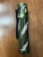 Olight Baton 3 Pro Brush Strokes Rechargeable Flashlight, 1500 Lum,  Cool White