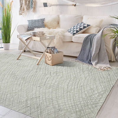 LoomBloom Hand Knotted Modern Textured Tibetan Wool Area Rug Gray 8'1'' x 10'