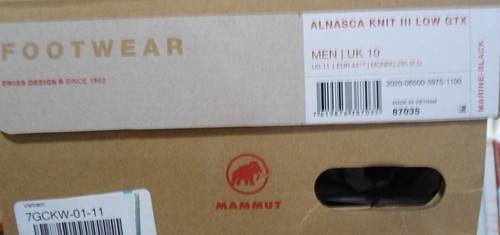 NEW Mammut Alnasca Knit III Low Gore-Tex® Approach Shoes - Waterprf | 11M | $225 - Picture 8 of 9