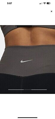 Nike Yoga Dri-FIT Luxe Women's 7/8 High-Rise Color-Block Leggings (Black)  DM6996 