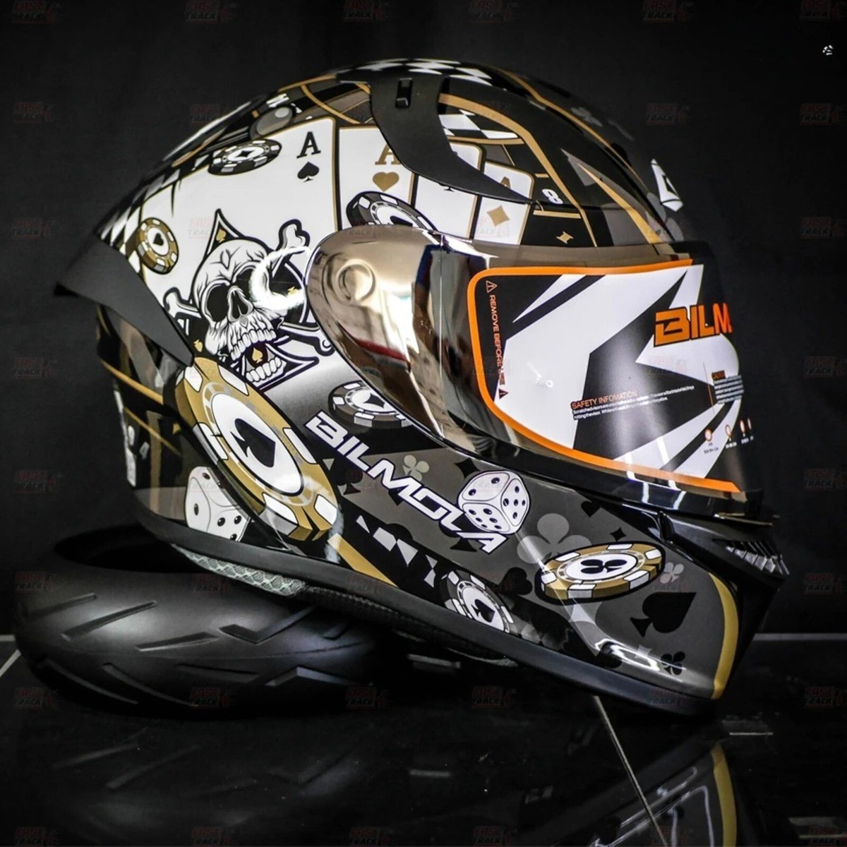 Visor Bilmola Rapid S 2020 Bilmola Rapid S Duck Off White XL DJ