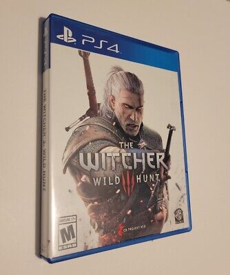 The Witcher 3 WILD HUNT - PS4 w/ Bonus Soundtrack disc Playstation 4,  Complete