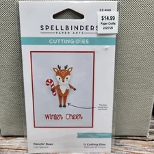 Spellbinders Paper Arts Cutting Dies - Dancin' Deer (The legs swing back/forth)