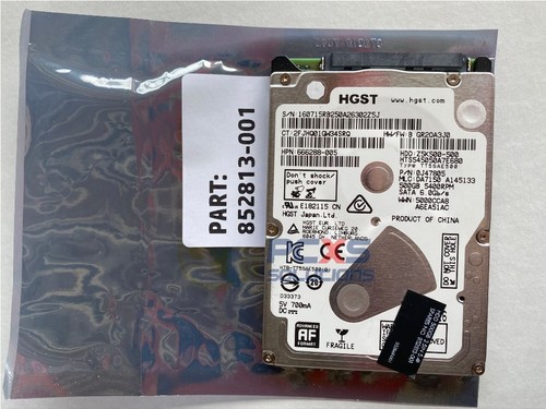 HP 500GB SATA-3 hard drive - 5,400 RPM, 2.5-inch form factor - 852813-001 - Picture 2 of 2