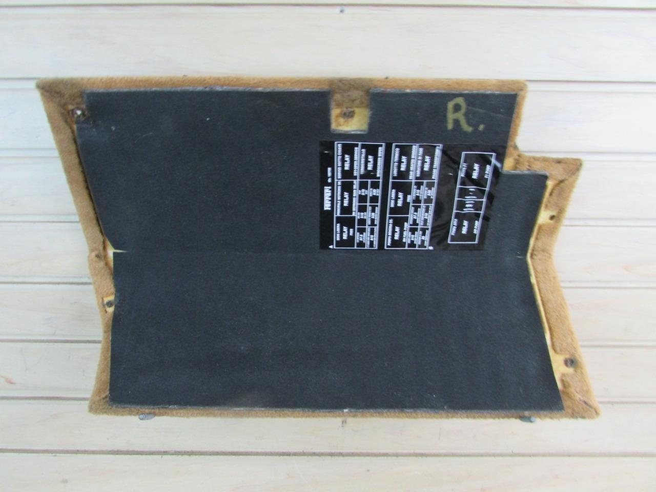 Ferrari 360 Spider - Passenger Right Rear ECU Cover Carpet - Beige - 66626696