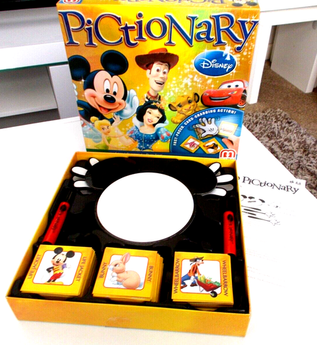 Disney Pictionary - Family Board Game - Mattel - 100% In Excellent Condition - Picture 4 of 4