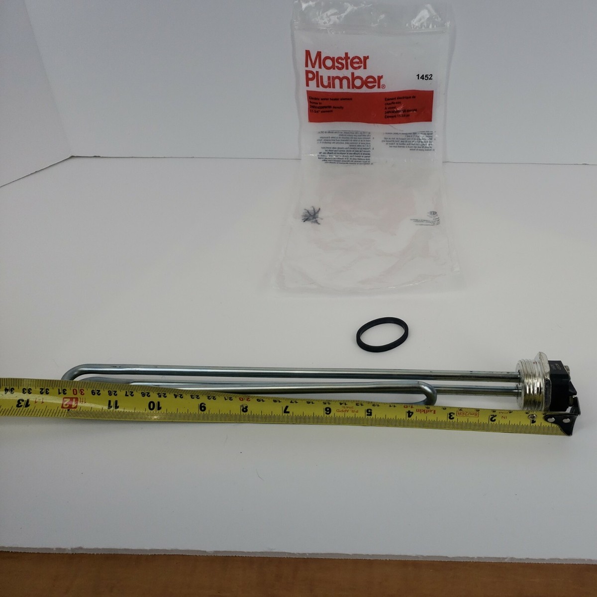 Master Plumber 1452 Water Heating Element – 240V/4500W – 11-3/4" Length – OEM Quality, CSA Approved