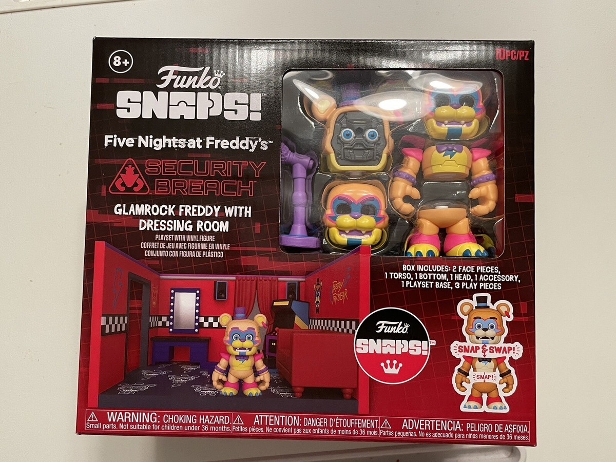 Funko SNAPS! Playset - FNAF Security Breach - GLAMROCK FREDDY WITH