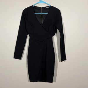 lulus black dress long sleeve