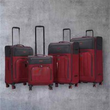 Large Suitcase Medium Case Cabin Expandable Lightweight Luggage 8 Wheel Travel