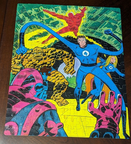 Vintage 1976 Whitman Fabulous Fantastic Four Puzzle 18x14” Marvel Comics READ - Picture 7 of 14