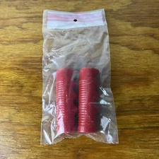 HUNT WILDE RED BICYCLE GRIPS 5/8" ID. 3-3/8" LONG FIT ELGIN AMF HUFFY COLSON NOS