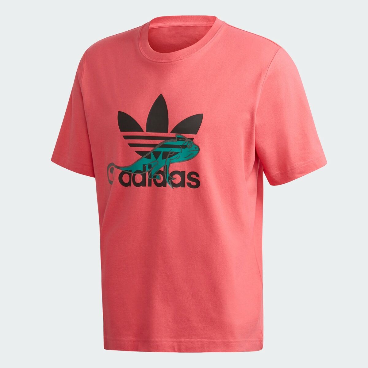 charla crecer oro Adidas Originals PT3 Chameleon Lizard Pink Trefoil Tee Shirt Men&#039;s  Small New | eBay