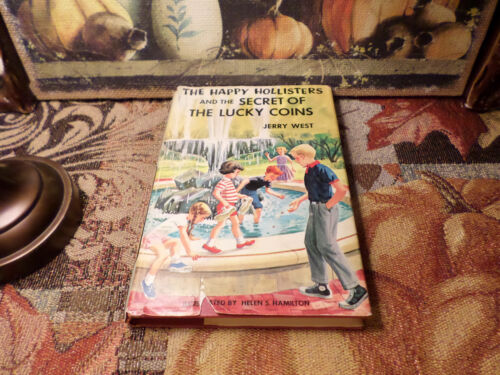 The Happy Hollisters and The Secret of The Lucky Coins 1962 Jerry West HC /w DJ - Picture 1 of 16