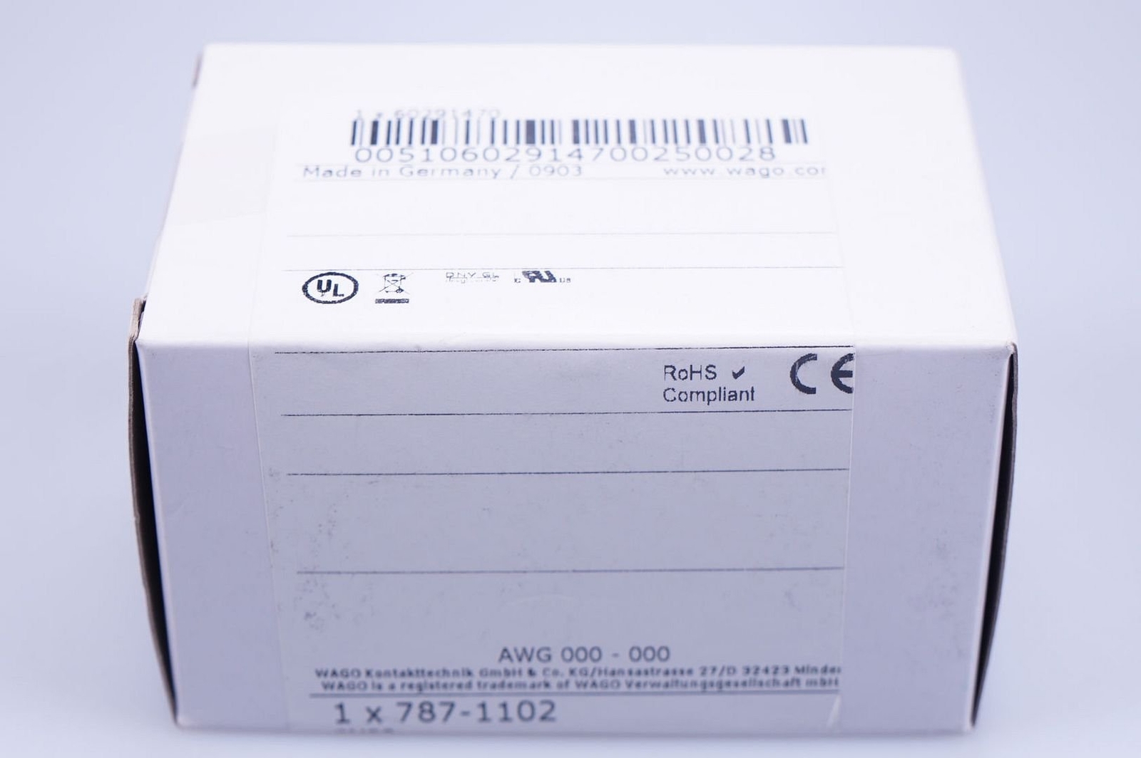 Wago 787-1102 Primary Switched Power Supply, Compact; 1-Phase OVP NEW