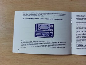 Caja y manual de reemplazo de Days of Thunder de NES