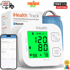 iHealth Track Smart Upper Arm Blood Pressure Monitor-Bluetooth Compatible IOS