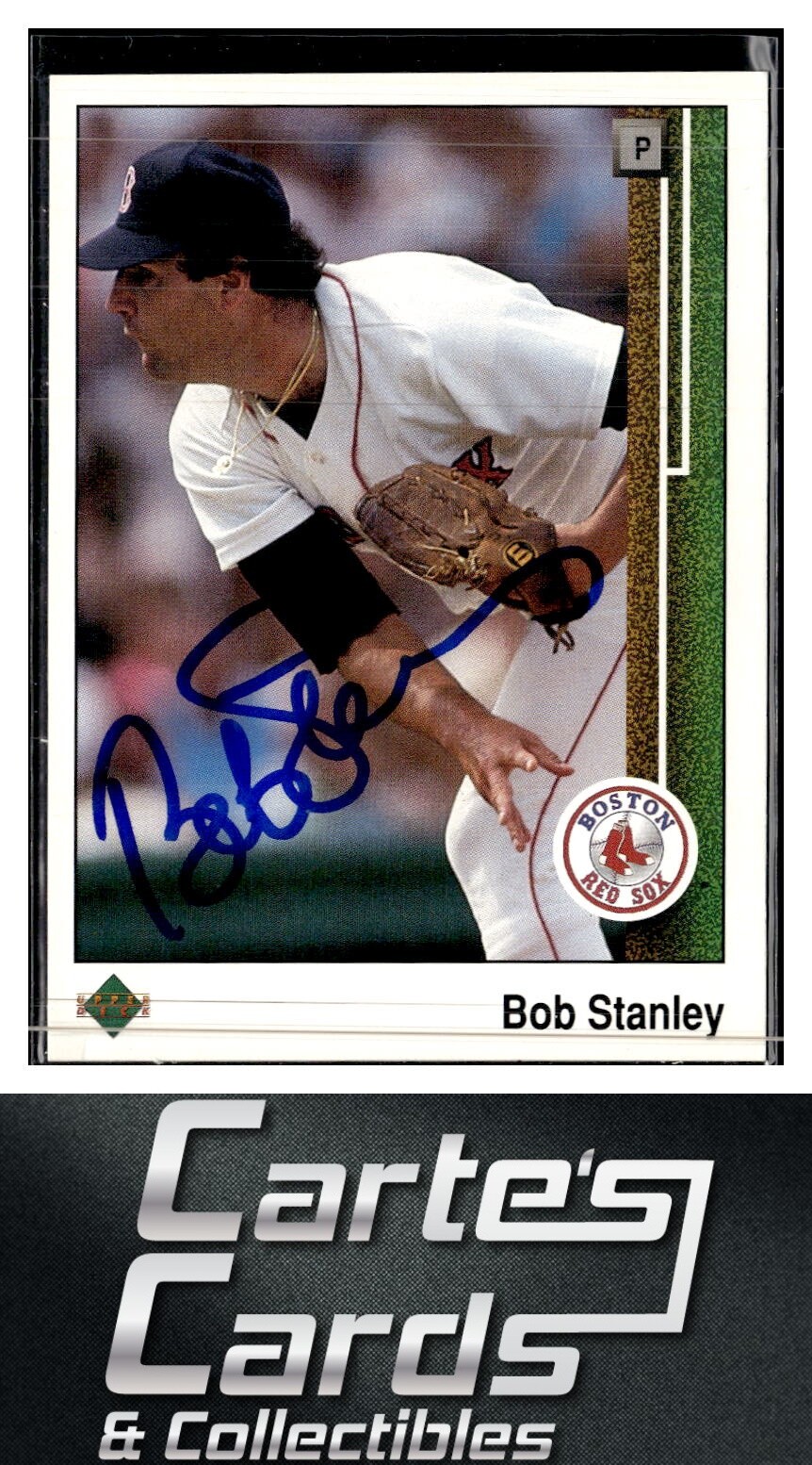 Bob Stanley 1989 Upper Deck #411  Boston Red Sox TTM/IP Signed Autographed