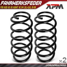 2x Federn Fahrwerksfeder Vorderachse für Audi 80 80 Avant 8C B4 1.9L-2.8L 91-96