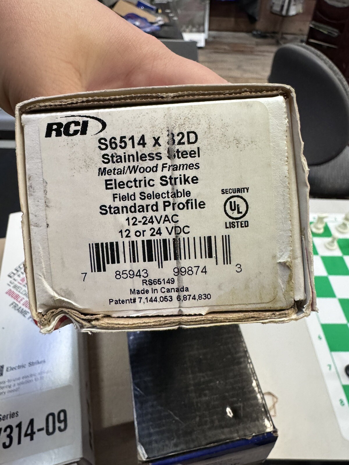 NEW RCI S6514LMKM x32D Stainless Steel Electric Strike Latch & Keeper Monitoring