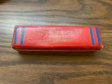 A33 - VINTAGE MARINE BAND M. HOHNER GERMANY KEY G HARMONICA IN ORIGINAL BOX