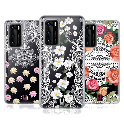 HEAD CASE DESIGNS FLORALS & LACES SOFT GEL CASE FOR HUAWEI PHONES 4