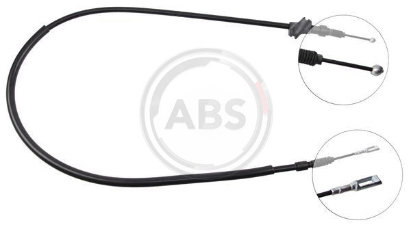 Right Handbrake Cable A.B.S. K10168 for Audi Cabriolet/Coupe/80/90 (87-00)